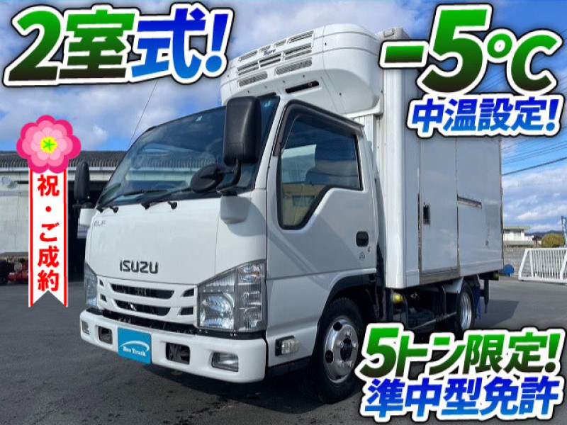 1171 H27 TRG-NJR85AN いすゞ エルフ 冷蔵冷凍車 2室式 -5℃中温設定 東プレ 左サイド扉 5トン限定 準中型免許 2t 小型
