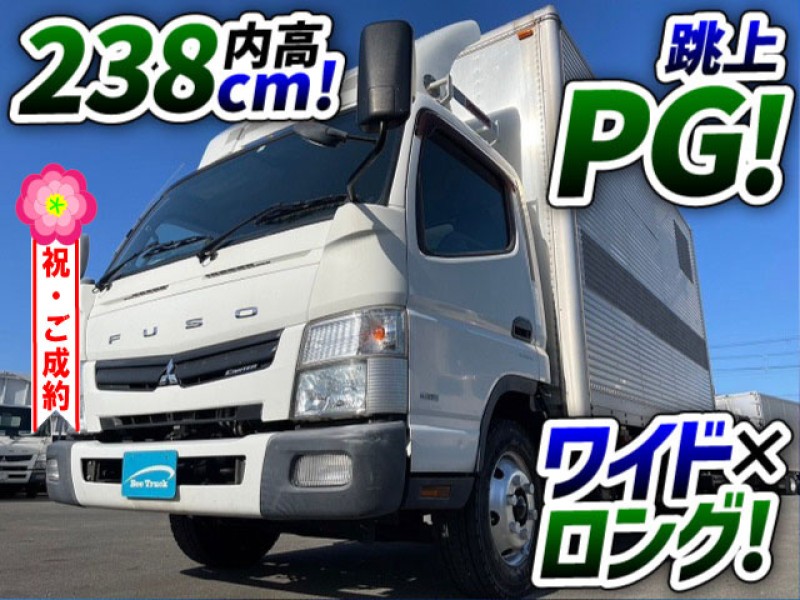 1258 H25 TKG-FEB80 三菱ふそう キャンター アルミバン 跳ね上げパワーゲート ワイドロング パネルバン ドライバン 2t 3t 小型 中古トラック