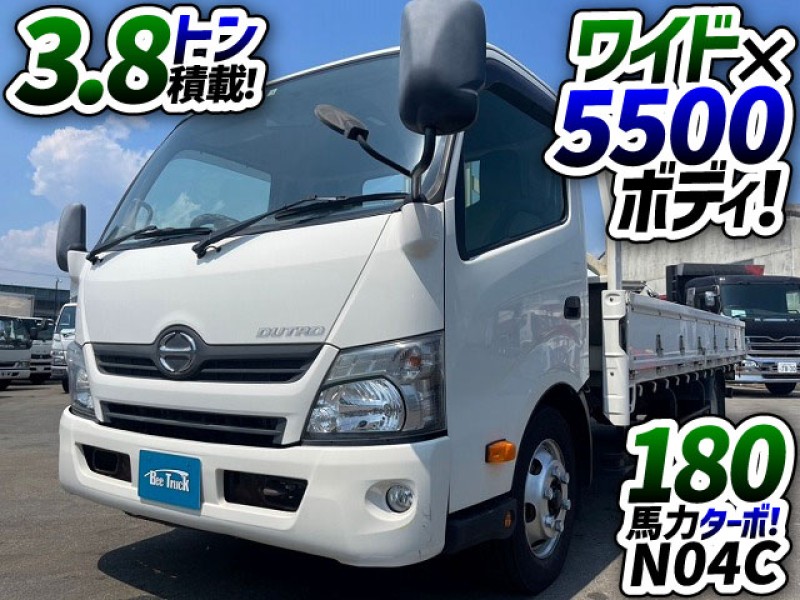 1428　ワイド×5500ボディ！　日野製エンジンN04C！　180馬力ターボ！　掲載後問い合わせの多い１台でした★　大阪府