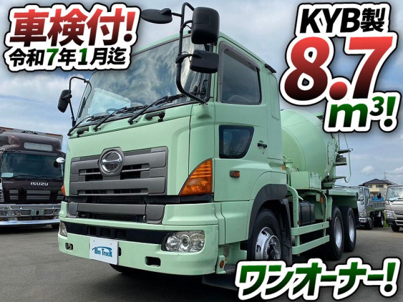 1427　ワンオーナー！　3軸2デフ！　KYB製・8.7立米！　電動ホッパー！　掲載後すぐにお問い合わせいただきご成約いただきました★　香川県