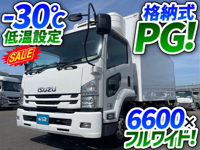 1443 H27 TKG-FRR90S2 ★東プレ製・-30℃低温設定！★冷媒番号：R404A！★ ◆◇格納式パワーゲート！◆6600×フルワイド！◇◆　兵庫県
