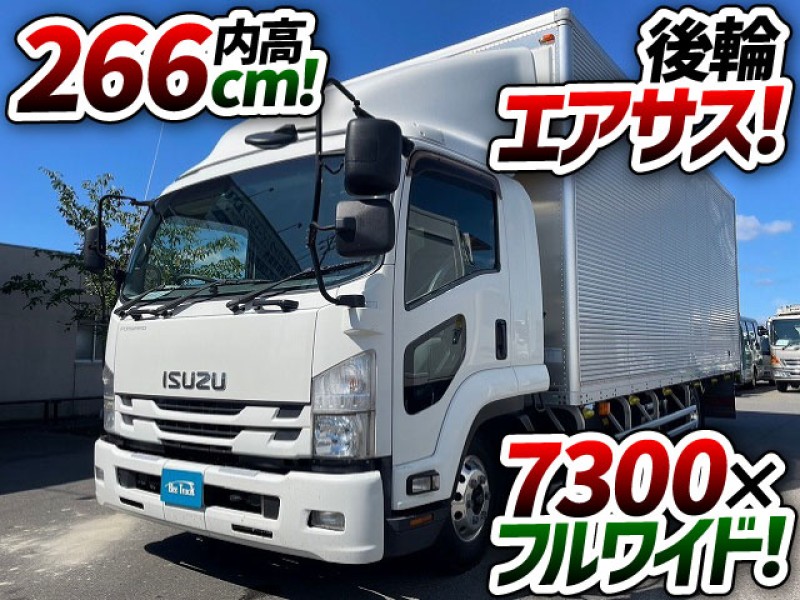 1445　7300ボディ×フルワイド！　内高266cm！　後輪エアサス！　2.85トン積載！　210馬力！　掲載後すぐにご成約いただきました★　埼玉県