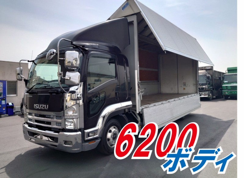0015 H21 PDG-FRR34S2 いすゞ フォワード ウイング 6200ボディ セミワイド リターダー