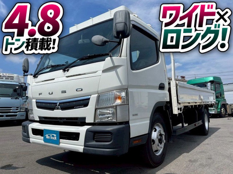 1827 2PG-FEB90 H30 三菱ふそう キャンター 平ボディ ワイド ロング パブコ 5速MT 4P10 3t 4t 8t 小型 キャブオーバー