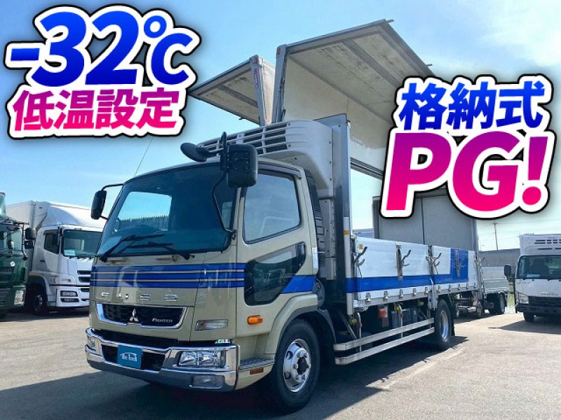 1830 TKG-FK71F H29 三菱ふそう ファイター 冷蔵冷凍ウイング 格納式パワーゲート デンソー DENSO -32℃低温設定 R404A 5800 標準幅 6速MT 4t 8t 中型 バン 箱車 青果仕様