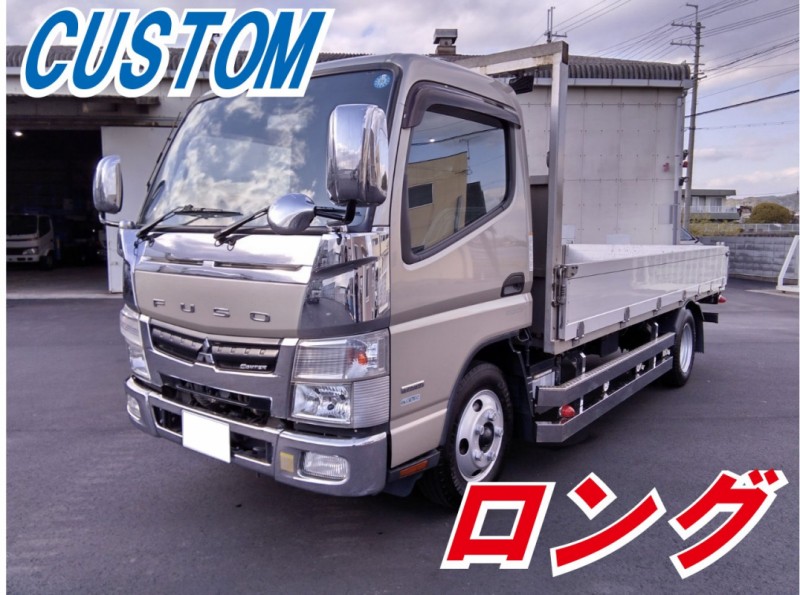 0020 車検付！カスタム！　H26 TKG-FEA50 キャンター　アルミブロック　ワンオーナー　ワンオフサイドガード