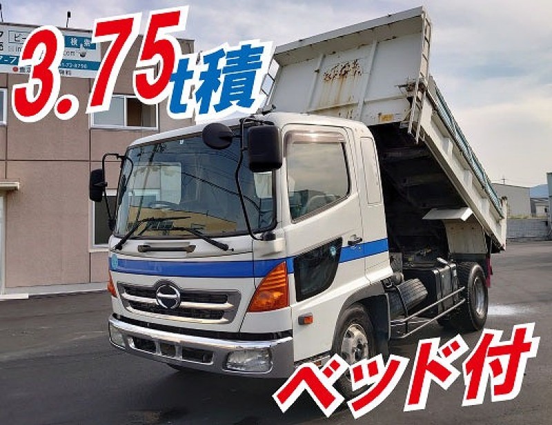 0031 車検付き　H16  PB-FD7JDFA レンジャー ダンプ 中型 3.75t積載 ベッド付き 電動コボレーン