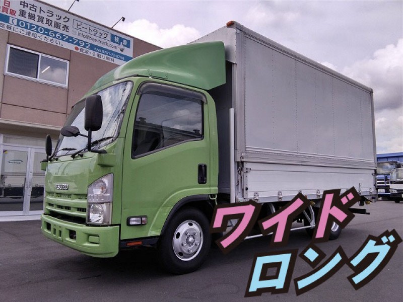 0067 H20 BKG-NPR85AR いすゞ エルフ パネルウイング ワイド ロング