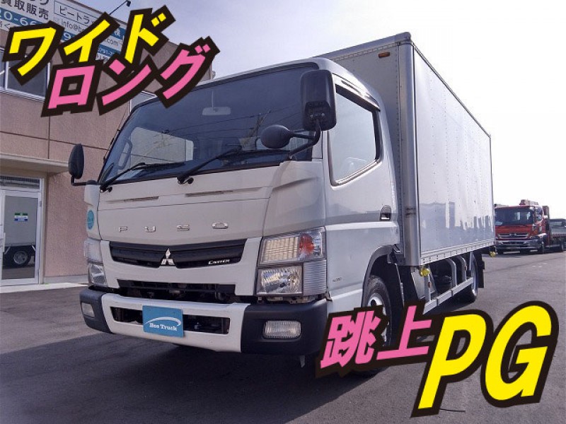 0081 H24 TKG-FEB50 キャンター パネルバン 跳ね上げパワーゲート オートターン ワイドロング
