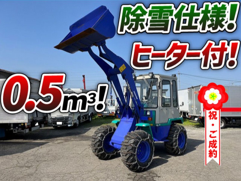 0857 H16 WA40-3E0 コマツ ホイールローダー タイヤショベル WA40-3E0 キャブ 0.5立米 ヒーター タイヤチェーン 除雪仕様