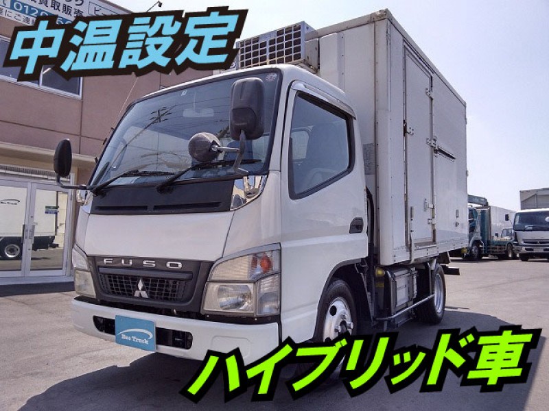0093 H21 三菱ふそう PCG-FE74BV キャンター 冷蔵冷凍車 ハイブリッド車 HYBRID車 -5℃中温設定 R134a ワンオーナー